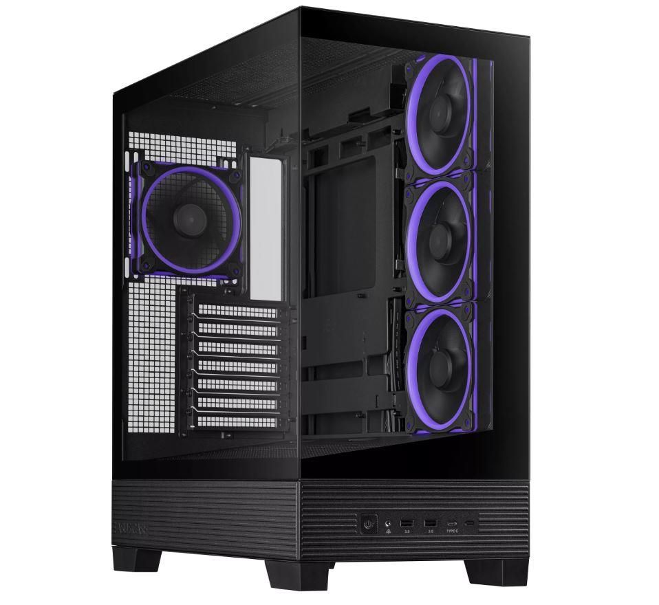 Arvuti korpus Asus  Case|| A31 PLUS Case|MidiTower|Case product features Transparent panel|ATX|BTX|MicroATX|MiniITX|Colour Black|A31PLUSTGARGBBLACK