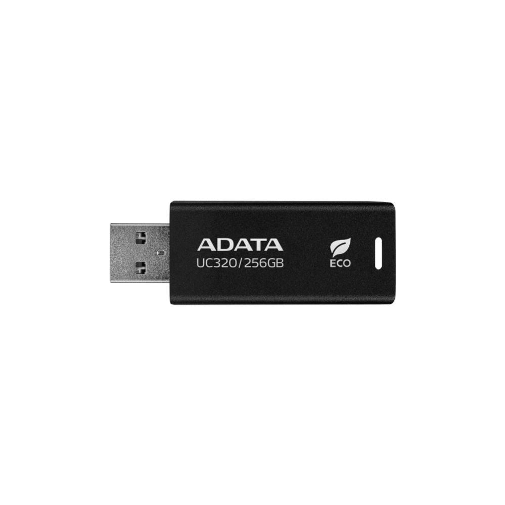 Flash drive ADATA  MEMORY DRIVE FLASH USB3.2 256G/BLACK UC320-256G-RBK/BK