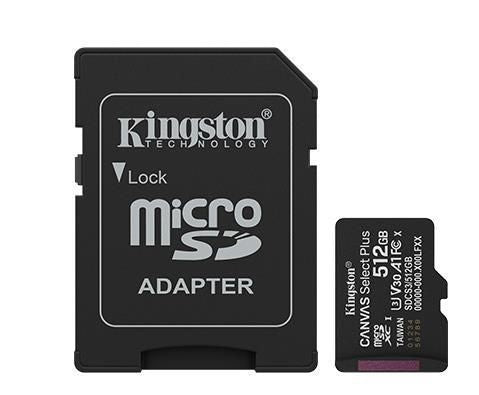 Другой аксессуар для компьютера Kingston  MEMORY MICRO SDXC 512GB UHS-I/W/ADAPTER SDCS3/512GB