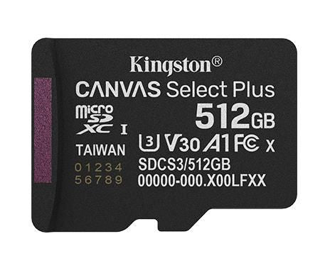 Other Computer Accessory Kingston  MEMORY MICRO SDXC 512GB UHS-I/SDCS3/512GBSP