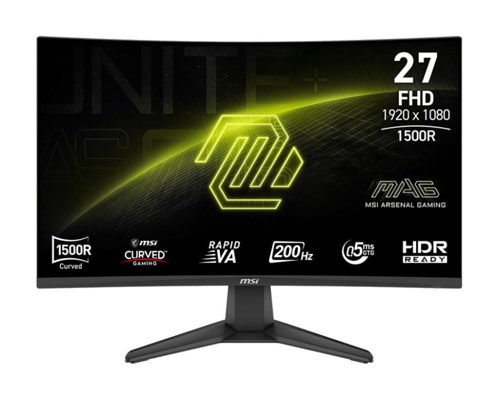 Монитор MSI  LCD Monitor||MAG 276CF E20|27"|Gaming/Curved|Panel VA|1920x1080|16:9|200 Hz|0.5 ms|MAG276CFE20