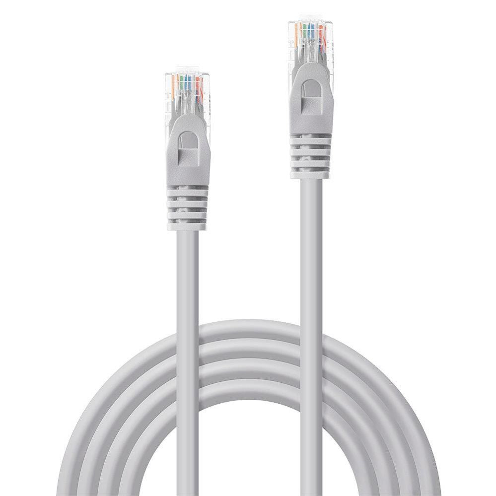 Võrgulülitid LINDY  CABLE CAT6 U/UTP 5M/GREY 48165