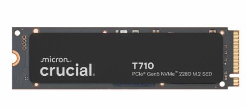 Hard drive SSD Crucial  SSD||T710|4TB|M.2|PCIe Gen5|NVMe|Write speed 13800 MBytes/sec|Read speed 14900 MBytes/sec|TBW 2400 TB|CT4000T710SSD5
