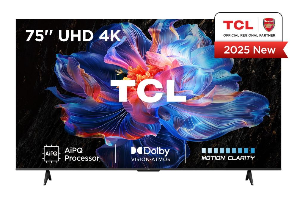 Televiisorid TCL  TV Set||75 "|4K Ultra HD|3840 x 2160 pixels|Flat|16:9|DLED|75V6C
