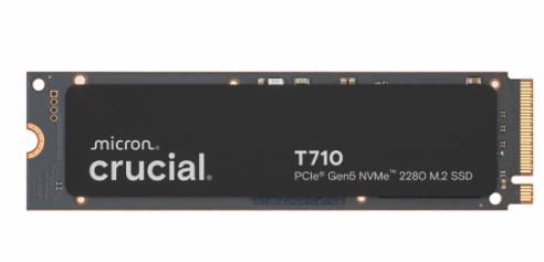 Kõvaketas SSD Crucial  SSD||T710|1TB|M.2|PCIe Gen5|NVMe|Write speed 13700 MBytes/sec|Read speed 14900 MBytes/sec|TBW 600 TB|CT1000T710SSD5