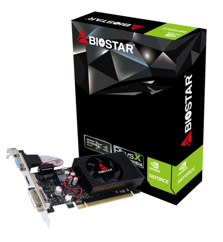 Graafikakaart / ideokaardid BIOSTAR  Graphics Card||NVIDIA|GeForce GT 730|700 MHz|2 GB|GDDR3|128 bit|PCI Express 2.0|Active|VN7313THX1