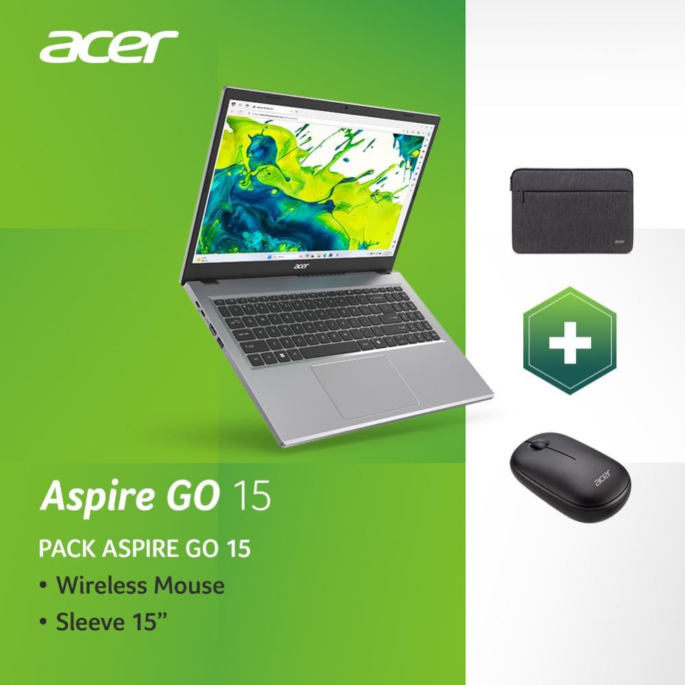 Laptop computer Acer  Notebook||Aspire|Go 15|AG15-42P-R0QU|CPU  Ryzen 5|5625U|2300 MHz|15.6"|1920x1080|RAM 16GB|SSD 512GB|AMD Radeon Graphics|Integrated|ENG/RUS|Windows 11 Home|Pure Silver|1.78 kg|NX.J7WEL.002