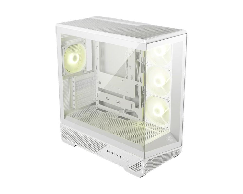Корпус для компьютера MSI  Case||ATX/micro ATX/Mini-ITX|White/Transparent|Midi Tower|MAG PANO 130R PZ|MAGPANO130RPZWHITE