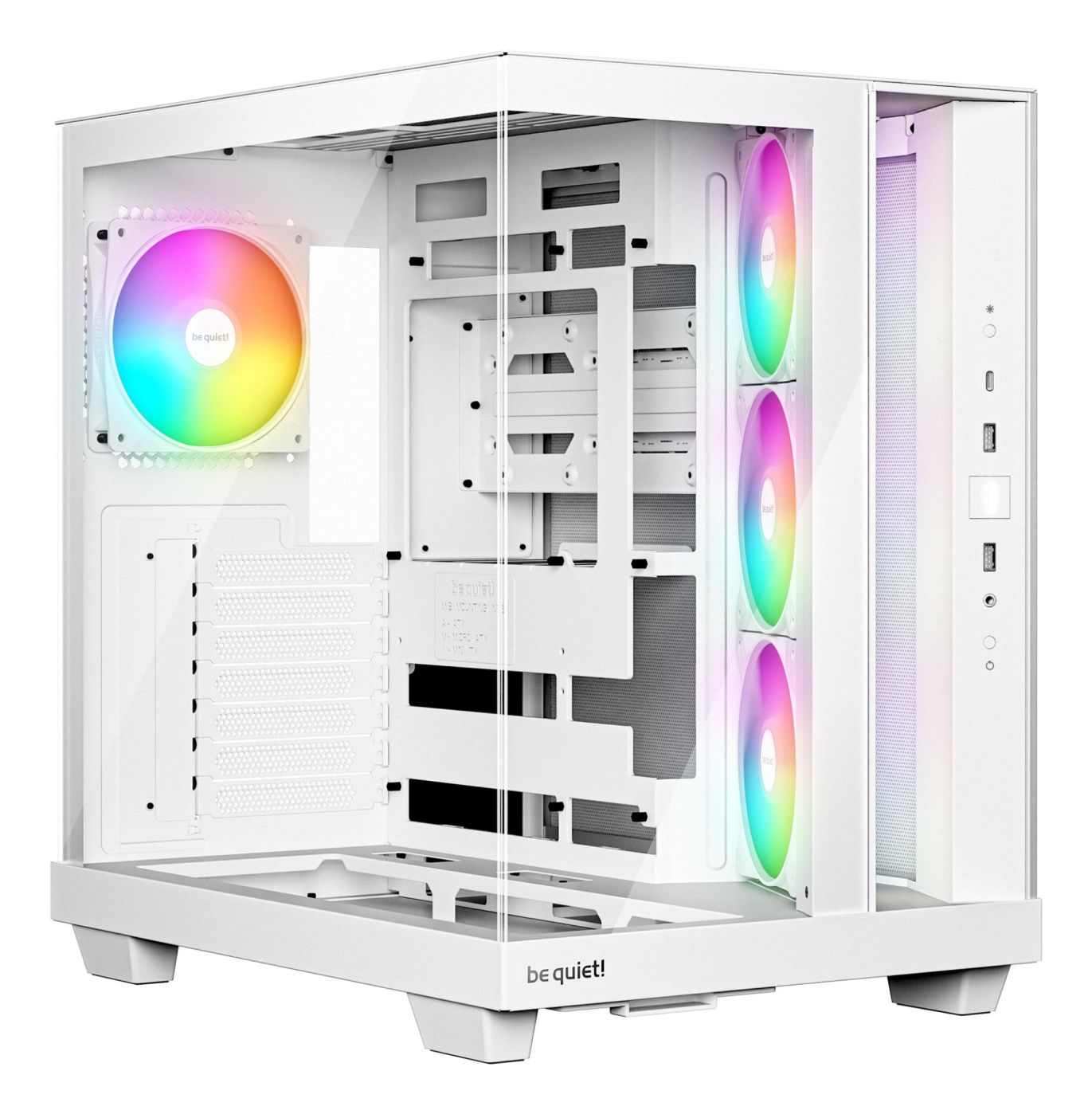 Arvuti korpus BE QUIET  Case||ATX/micro ATX/Mini-ITX|White|Midi Tower|PC|BGW86