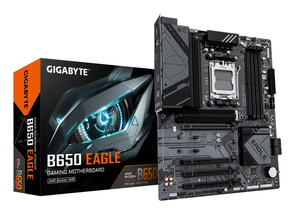 AMD protsessori emaplaat Gigabyte  Mainboard||AMD B650|SAM5|ATX|Memory DDR5|Memory slots 4|B650EAGLE1.2