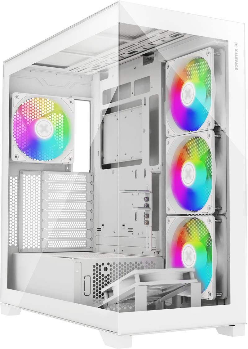 Корпус для компьютера XILENCE  Case||ATX/micro ATX/Mini-ITX|White|Midi Tower|PC|X818.W.ARGB