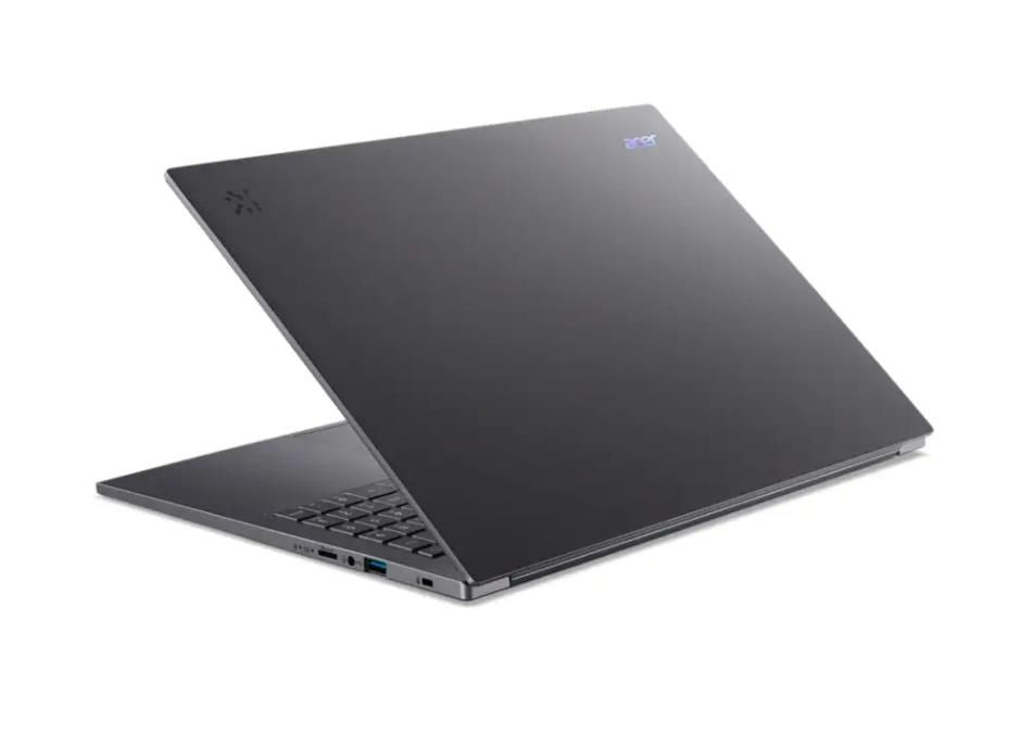 Laptop computer Acer  Notebook||Aspire|Aspire 16 AI|A16-11M-X4X3|CPU  Qualcomm Snapdragon|X X1-26-100|3000 MHz|16"|1920x1200|RAM 16GB|LPDDR5x|SSD 512GB|Qualcomm Adreno GPU|Integrated|ENG|Card Reader microSD|Windows 11 Home|Steel Grey|1.55 kg|NX.JLNEL.001