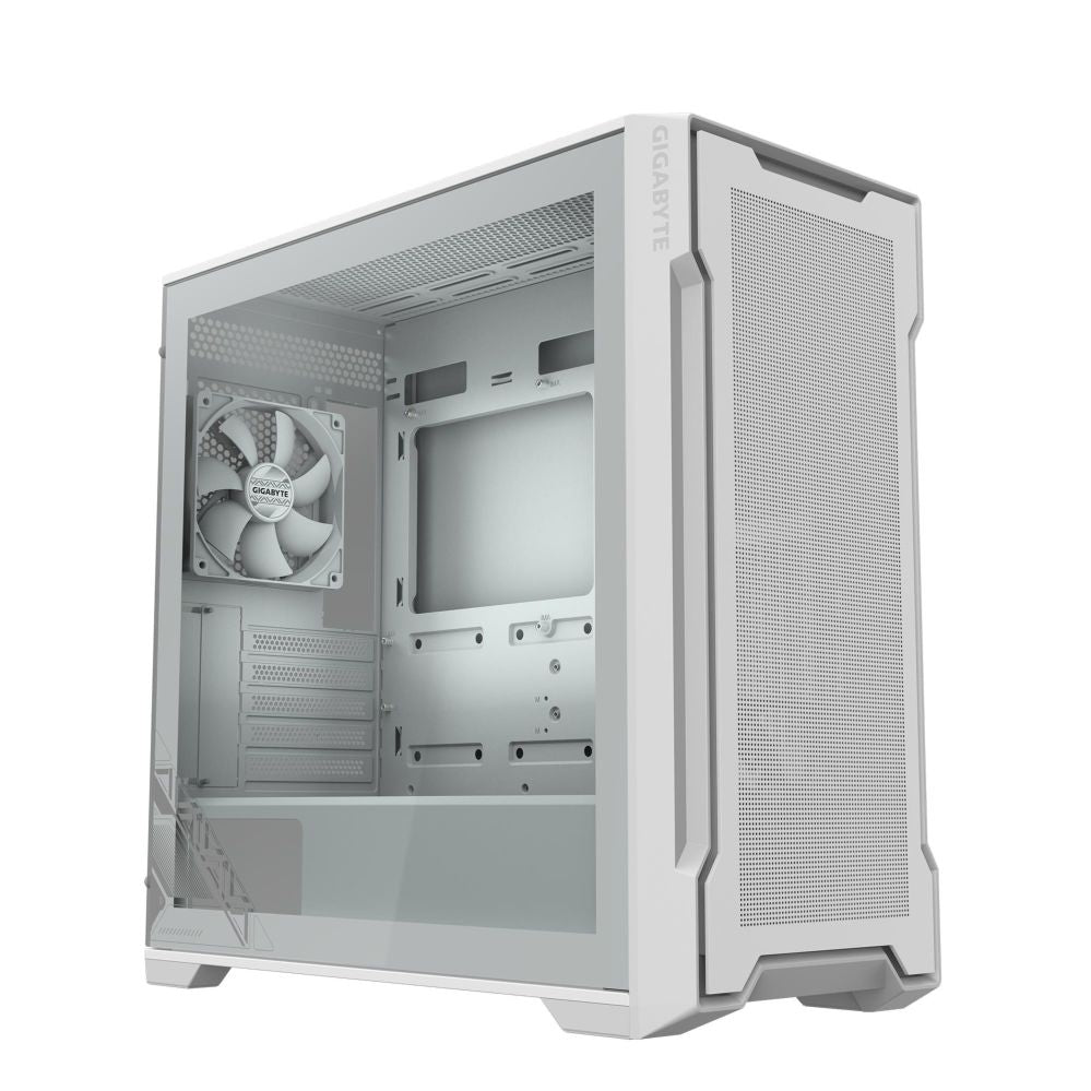 Корпус для компьютера Gigabyte  Case||GB-C102GI|MidiTower|Case product features Transparent panel|Not included|MicroATX|MiniITX|Colour White|C102GI