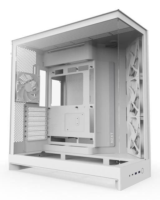 Корпус для компьютера NZXT  Case||ATX/micro ATX/Mini-ITX/EATX|White|Midi Tower|PC|CM-H92FW-01