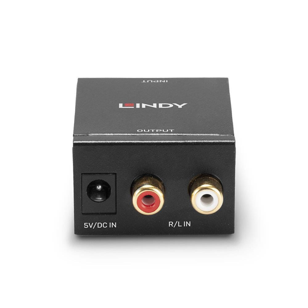 Moodulid ja transiiverid LINDY  I/O CONVERTER PHONO TO TOSLINK/70309
