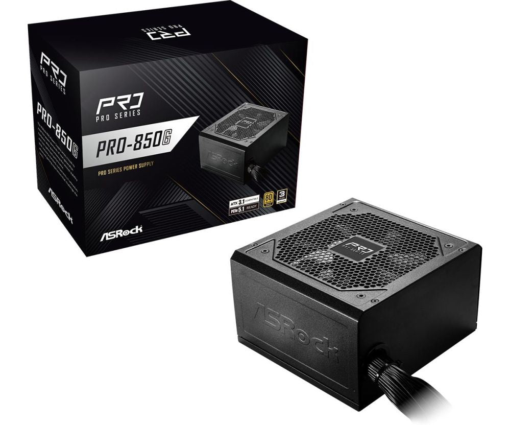 Power Supply Asrock  Power Supply||ATX|PC|100 - 240 V|850 W|PRO-850G