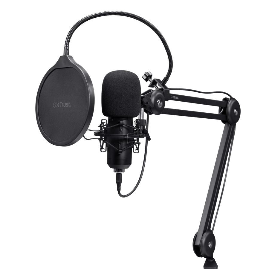 Kõrvaklapid mikrofoniga Trust  MICROPHONE GXT270 EMITA II +/BLACK 25770