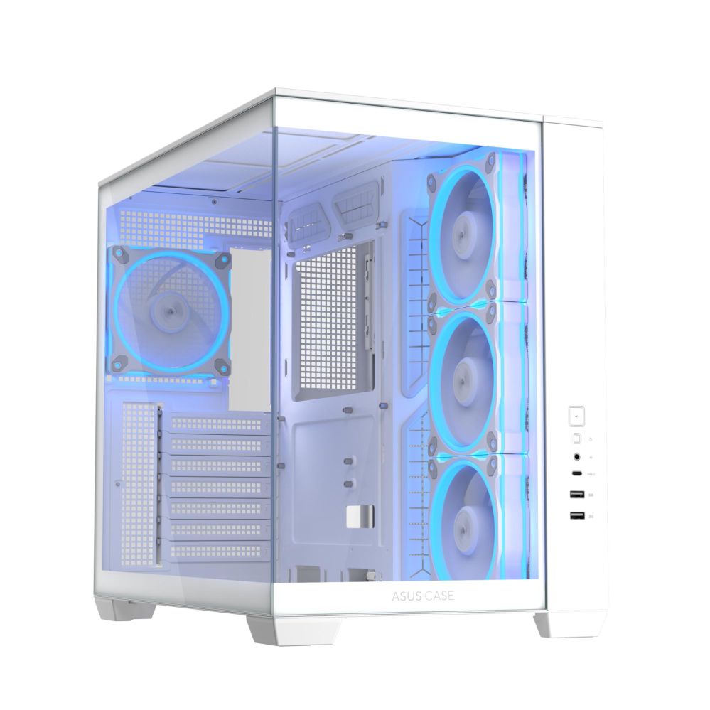Computer case Asus  Case||ATX/micro ATX/Mini-ITX|White|PC|A32 Plus TG ARGB White|90DC00S3-B19000