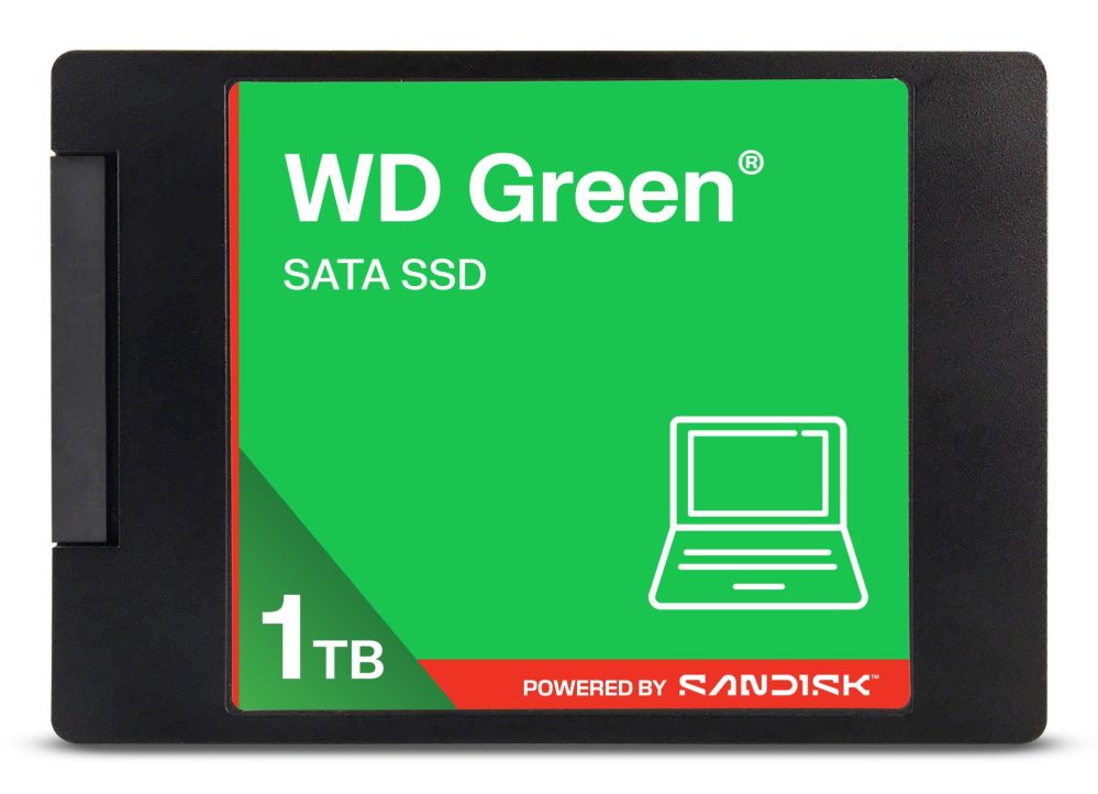 Kõvaketas SSD SANDISK BY WESTERN DIGITAL  SSD||Green|POWERED BY |1000 GB|Serial ATA III|Read speed 545 MB/s|2.5"|WDS100T5G0A-00CPT0