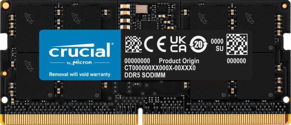 Оперативная память DDR4 Crucial  NB MEMORY 24GB DDR5-5600/SO CT24G56C46S5