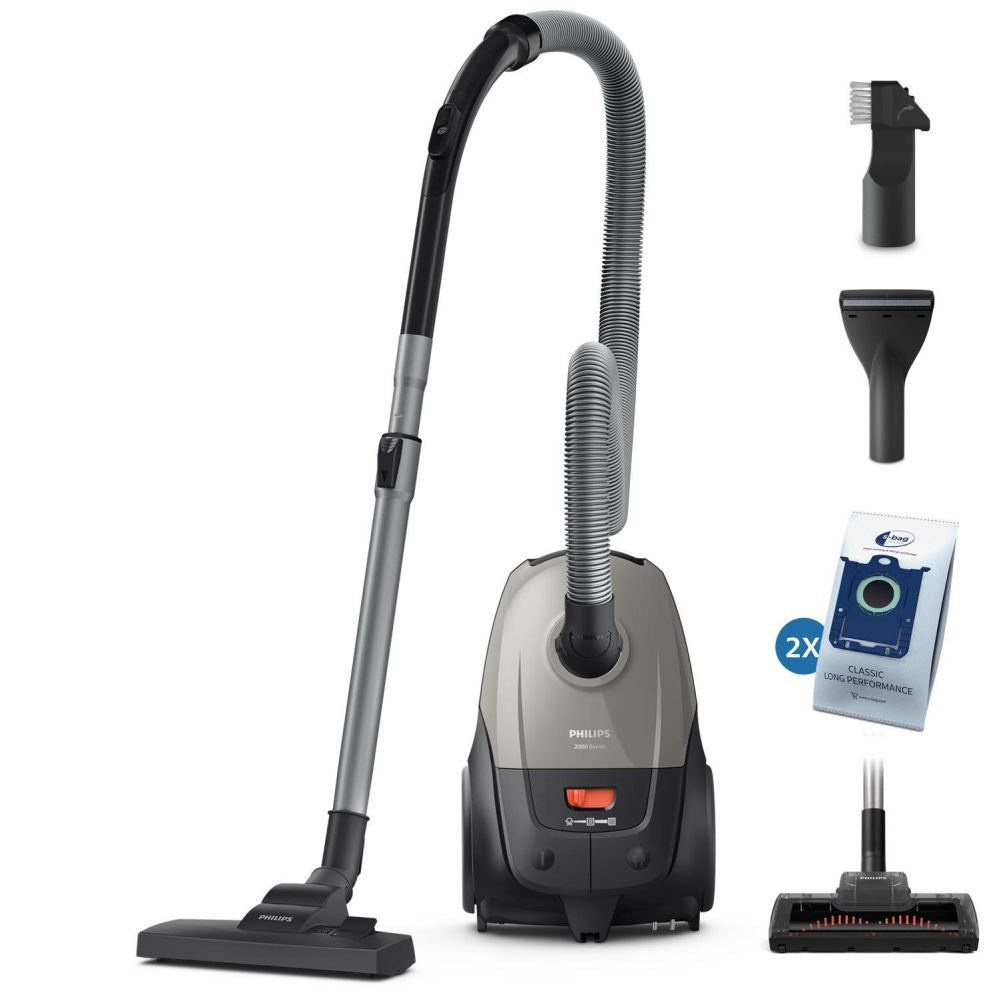 Vacuum cleaner Philips  Vacuum Cleaner||Input power 850 W|Dust capacity 3 L|Cylinder vacuum|Cleaning type Dry|Dust container Dust bag|Colour Black/Grey|XD2152/12