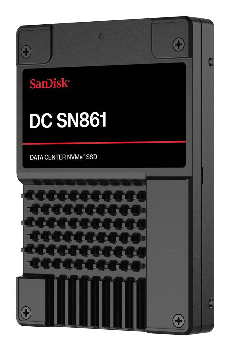 Kõvaketas SSD SANDISK BY WESTERN DIGITAL  SSD||DC SN861|1920 GB|PCI Express 5.0|NVMe Yes|Write speed 3600 MB/s|Read speed 13700 MB/s|U.2|MTBF 2500000 h|WUS6BA119PSP9X30TS2525