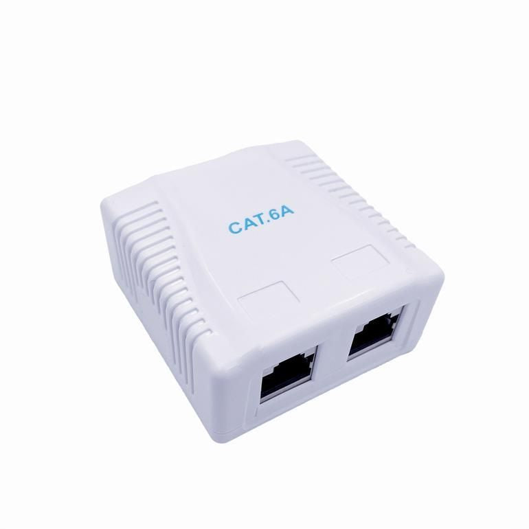 Võrgulülitid Gembird  CABLE ACC MOUNT BOX CAT6A FTP/2P NCAC-2F6A-01