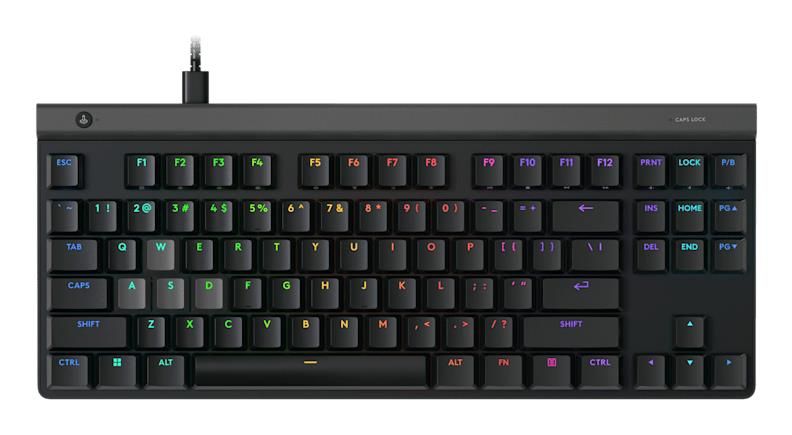 Компьютерная клавиатура Logitech  KEYBOARD G515 TKL RAPID/BLACK 920-013861
