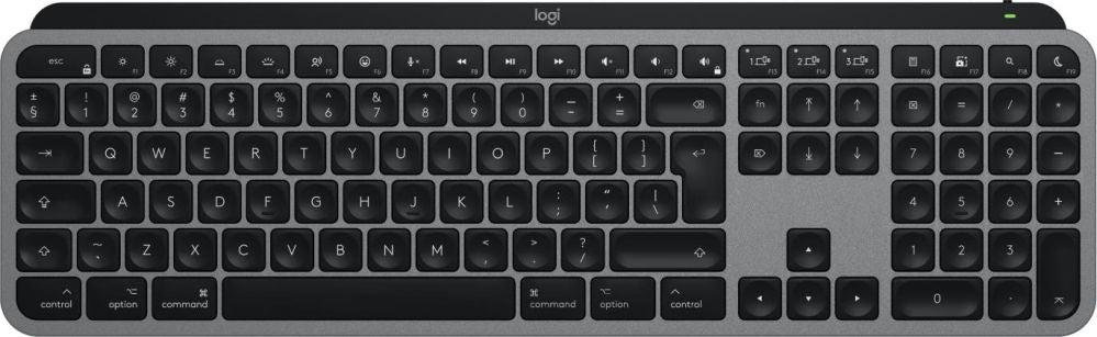 Computer keyboard Logitech KEYBOARD WRL MX KEYS S MAC/SPACE GREY 920-011637