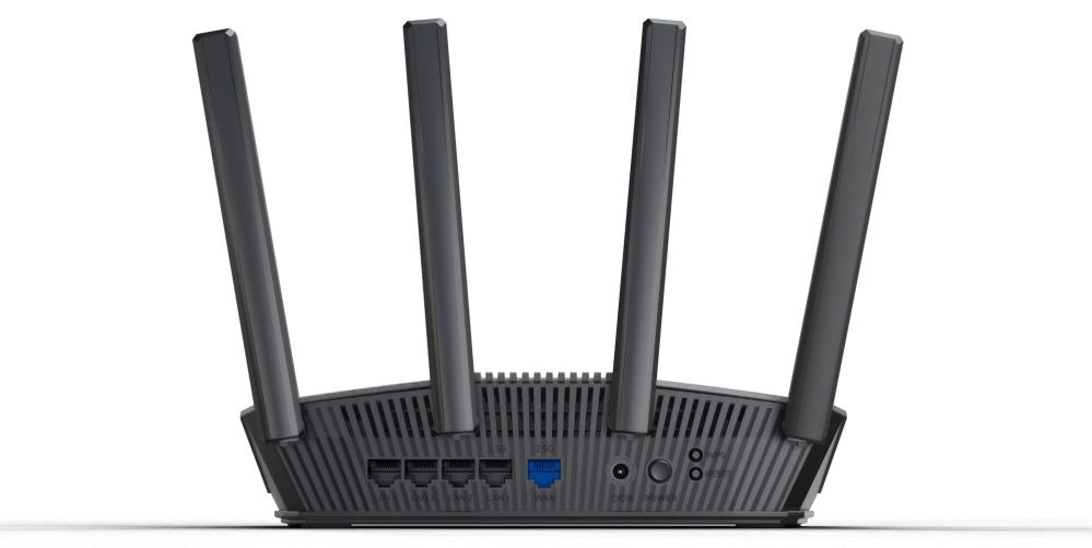 Роутер Asus  Wireless Router||RT-BE59 BE5000|Wi-Fi 7 (802.11be)|Data speed 5000 Mbit/s|Ethernet WAN Yes|WAN connection type RJ-45|Ethernet LAN Yes|5xLAN ports|RT-BE59
