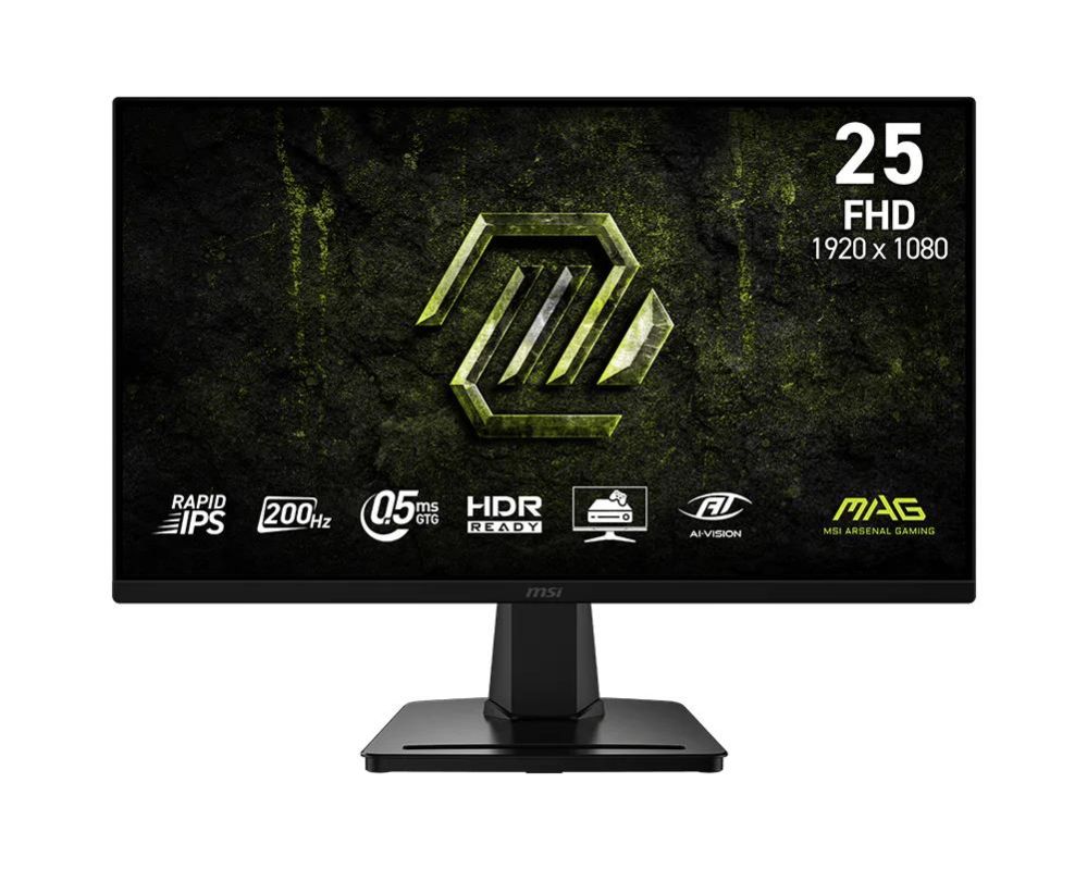 Monitorid MSI  LCD Monitor||24.5 "|1920 x 1080 pixels|Full HD|Native aspect ratio 16:9|LCD|Flat|MAG256FE20