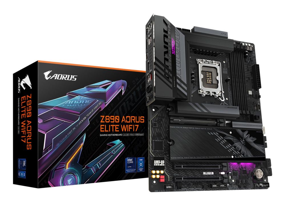 Intel protsessori emaplaat Gigabyte  Mainboard||Z890 A ELITE WIFI7 1.1|Intel Z890|LGA 1851 (Socket V1)|ATX|RAM DDR5-SDRAM|4xSlots|Wi-Fi Yes|Bluetooth Yes|4xNumber of M.2 (M) slots|Z890AELITEWIFI71.1