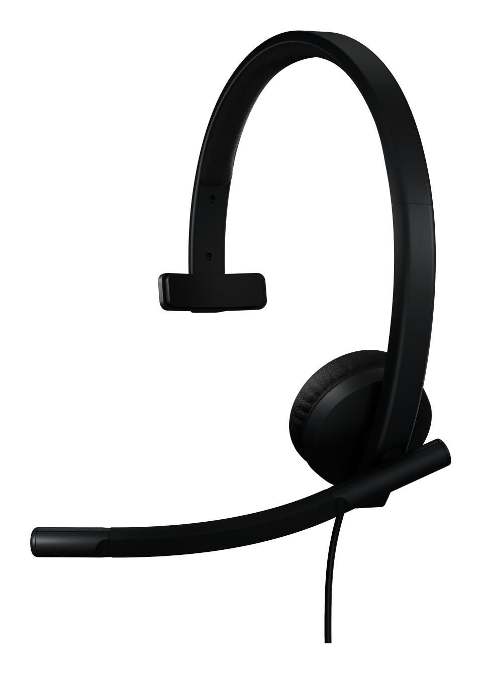 Kõrvaklapid Logitech  HEADSET H570E MONO USB/BLACK 981-001426