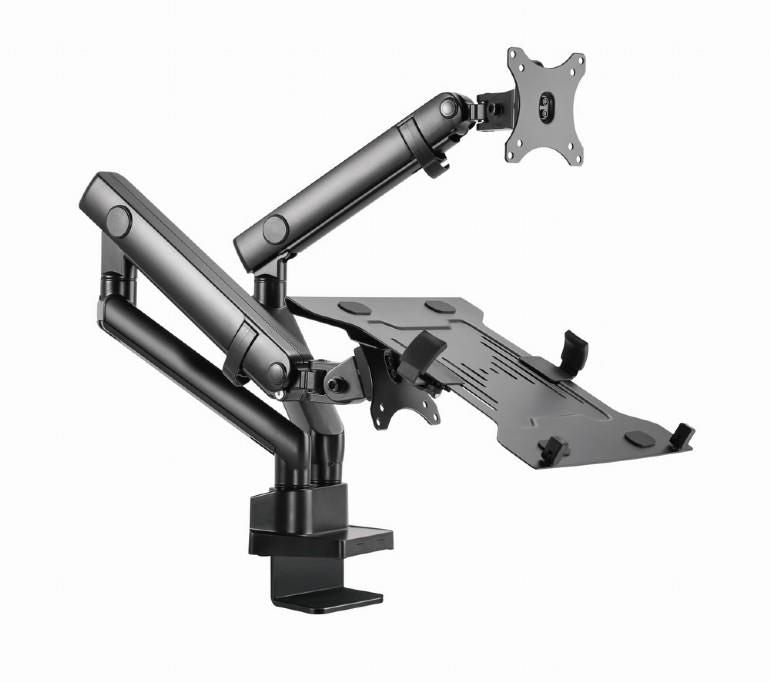 Telerite tarvikud Gembird  DISPLAY ACC MOUNTING ARM/NB TRAY MA-DA3-02