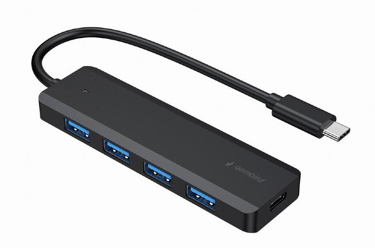 Converter Gembird  I/O HUB USB-C 4PORT/UHB-CM-U3P4P-01