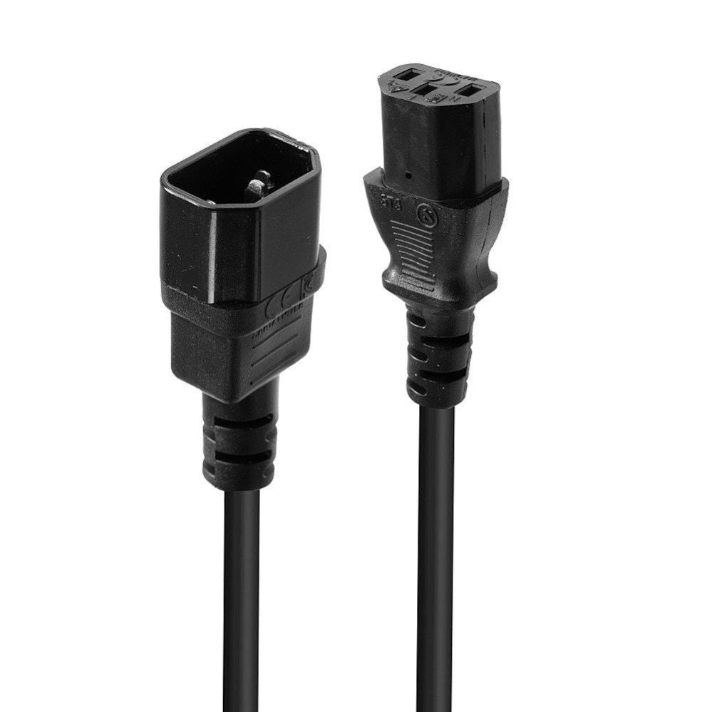 Переходник LINDY  CABLE POWER EXTENSION/C14 TO C13 1M 30321