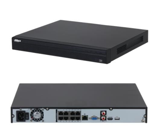 valvetarvikud DAHUA  NET VIDEO RECORDER 8CH 8POE/NVR4208-8P-4KS3