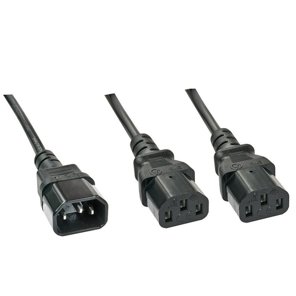 Üleminek LINDY  CABLE POWER C14 TO 2 X C13/1M 30363