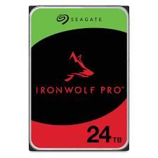 Жесткий диск HDD SeaGate  HDD||IronWolf Pro|24TB|SATA|512 MB|7200 rpm|Discs/Heads 10/20|3,5"|ST24000NT002