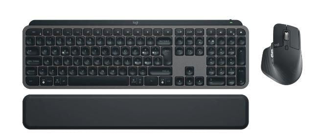 Компьютерная клавиатура Logitech  KEYBOARD +MOUSE COMBO MXKEYS S/BLACK 920-011614