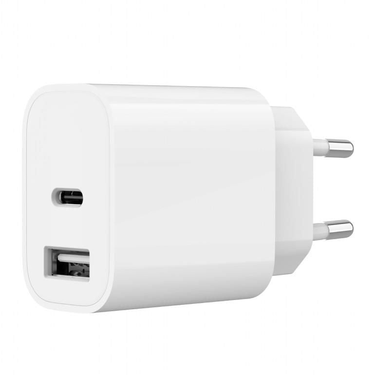 Laadijad ja juhtmed Gembird  CHARGER USB UNIVERSAL WHITE/2P TA-UC-2AC12-01