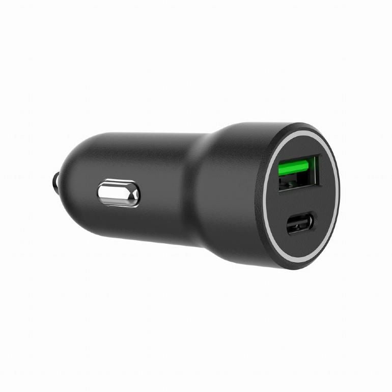 Cables and wires Gembird  MOBILE CHARGER CAR USB 2PORT/TA-UC-A2PDQC20-CAR-01
