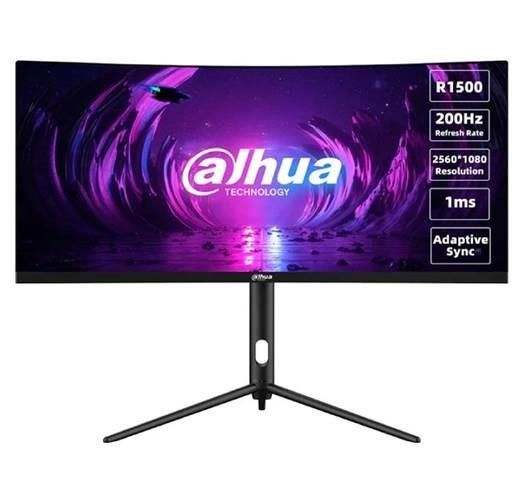 Монитор DAHUA  LCD Monitor||DHI-LM30-E330CA|30"|Gaming/Curved/21 : 9|Panel VA|2560x1080|21:9|200Hz|1 ms|Swivel|Tilt|Colour Black|LM30-E330CA