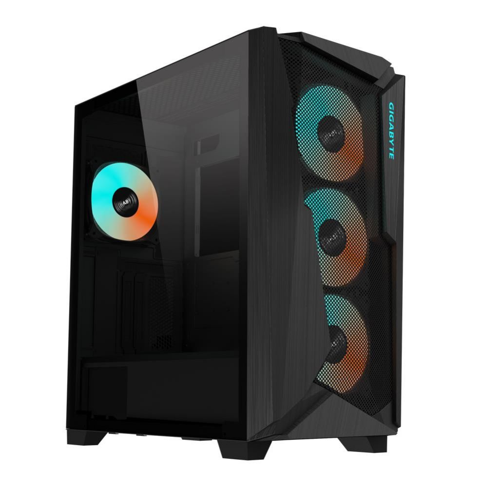 Arvuti korpus Gigabyte  Case||C301G V2 BLACK|MidiTower|Case product features Transparent panel|Not included|ATX|EATX|MicroATX|MiniITX|Colour Black|C301GV2