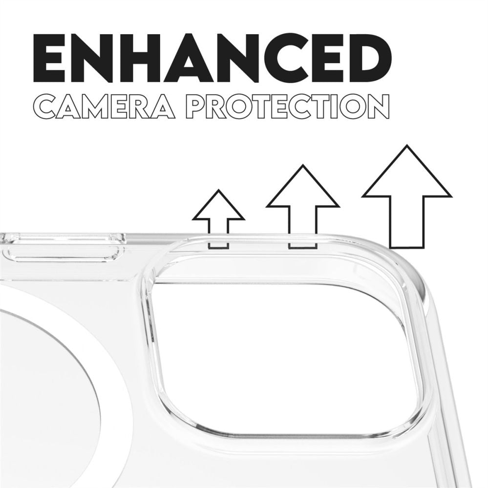 Чехол на заднюю панель PanzerGlass  CARE Flagship case with White MagSafe iPhone 16 Pro, Transparent