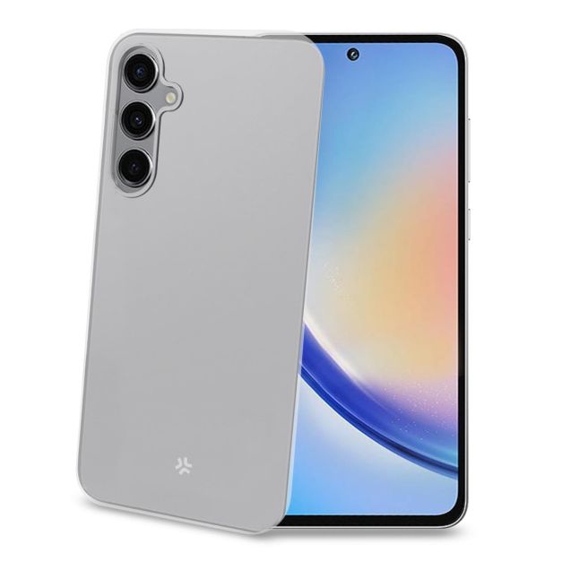 Back panel cover CELLY  CELLY Gelskin back coverSamsung Galaxy A55 5G, Transparent