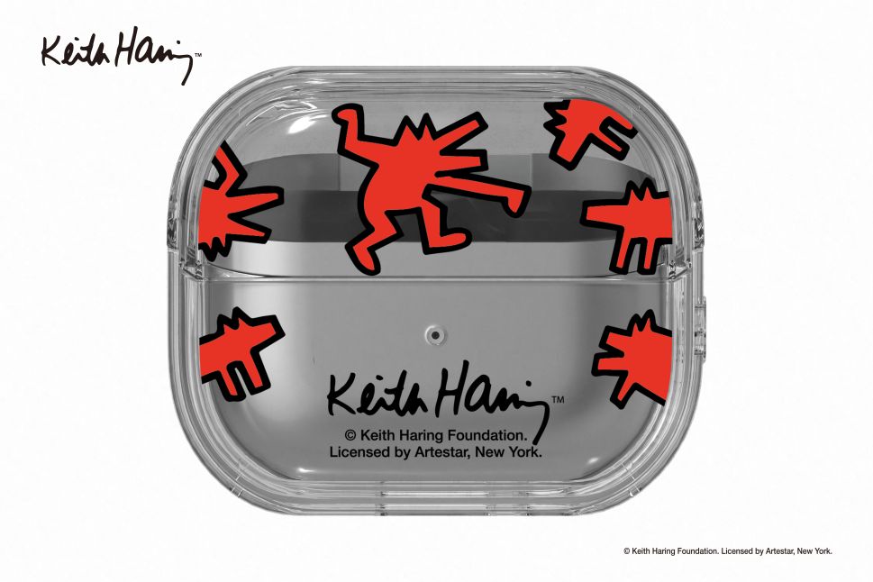 Headphone case Samsung - FPR630SBARW Samsung Buds3 Keith Haring Slickback Clear Case