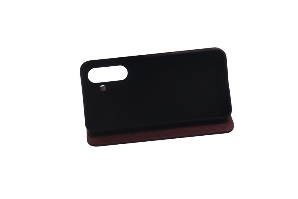 Tagakaaned Just Must  JM STAND FLIP CASE for Galaxy A56, Burgundy