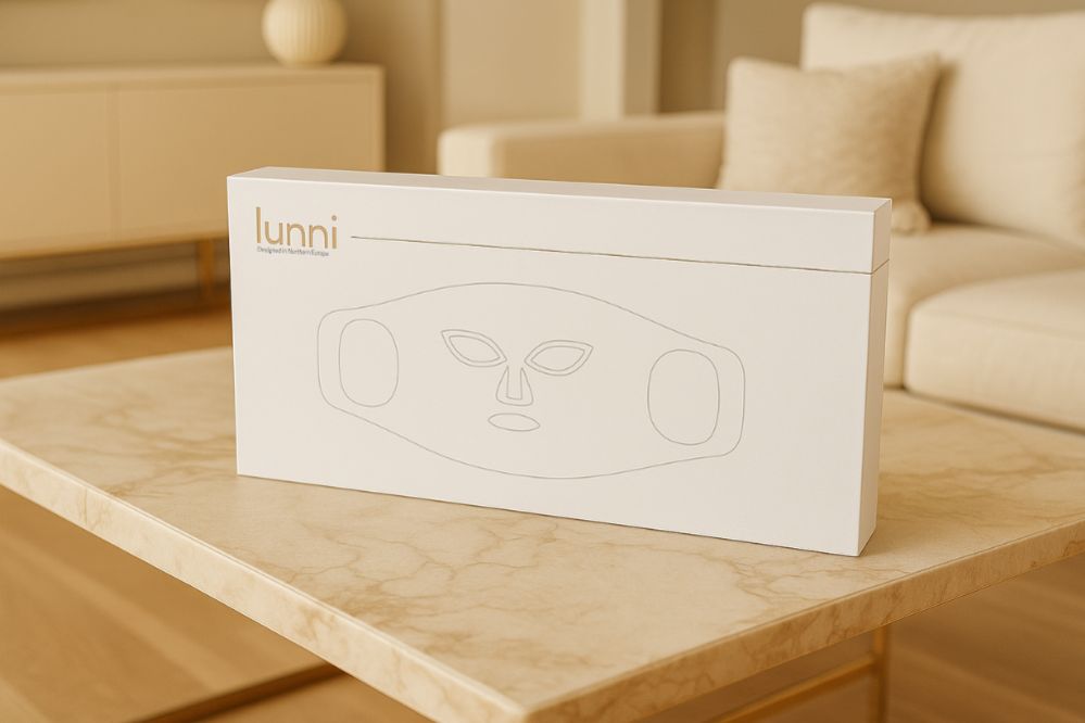 Очищение лица lunni  Lunni 7 colors LED and Near-Infrared Light Silicone LED Facial Mask White