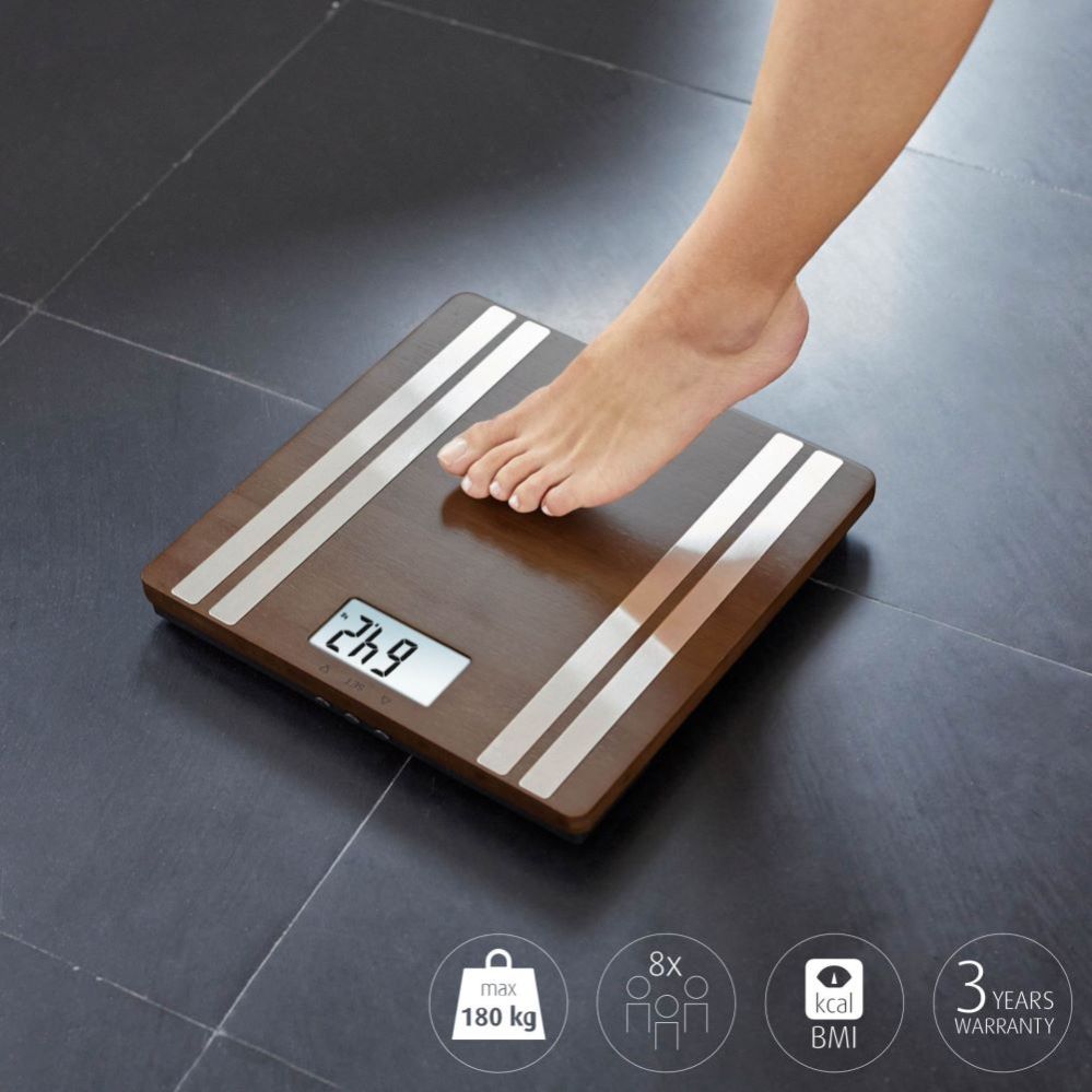Scales Medisana  Medisana BS 552 connect bamboo body analysis scale